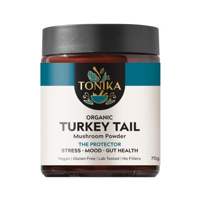 Tonika 100% Organic Mushroom Powder Turkey Tail 70g